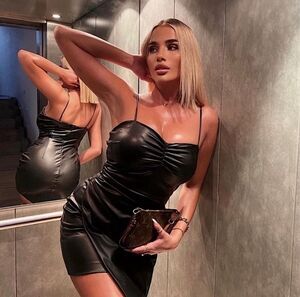 Zara Black Leather Mini Dress Size M • BLOGGER FAVORITE • NEW WITH TAGS •